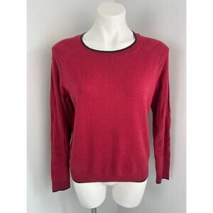 Women’s Smartwool Red Wool Blend Pullover Sweater Medium